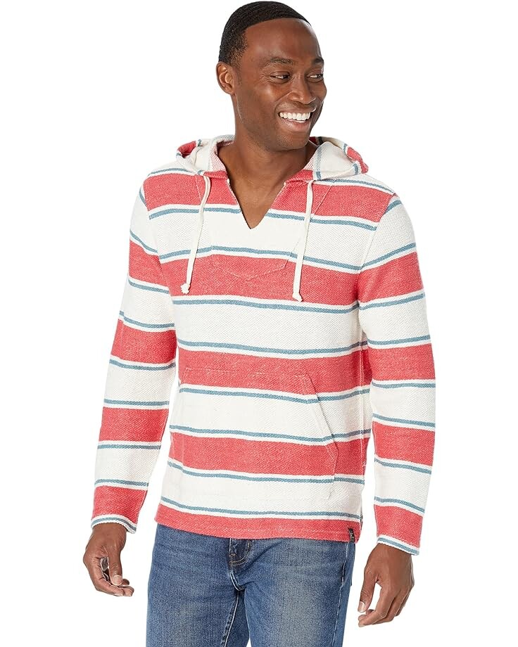 

Толстовка Lucky Brand Loop Terry Wide Stripe Baja, цвет Multi