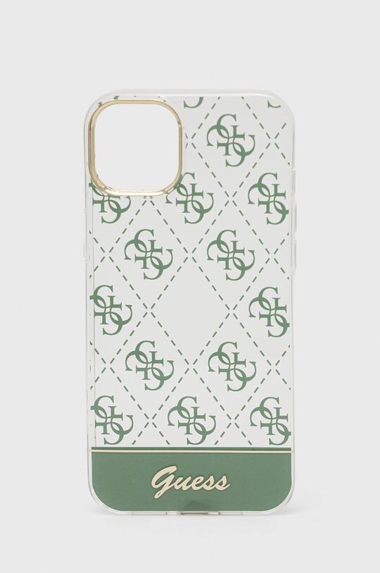 

Чехол для iPhone 14 Plus 6,7 дюйма Guess, зеленый