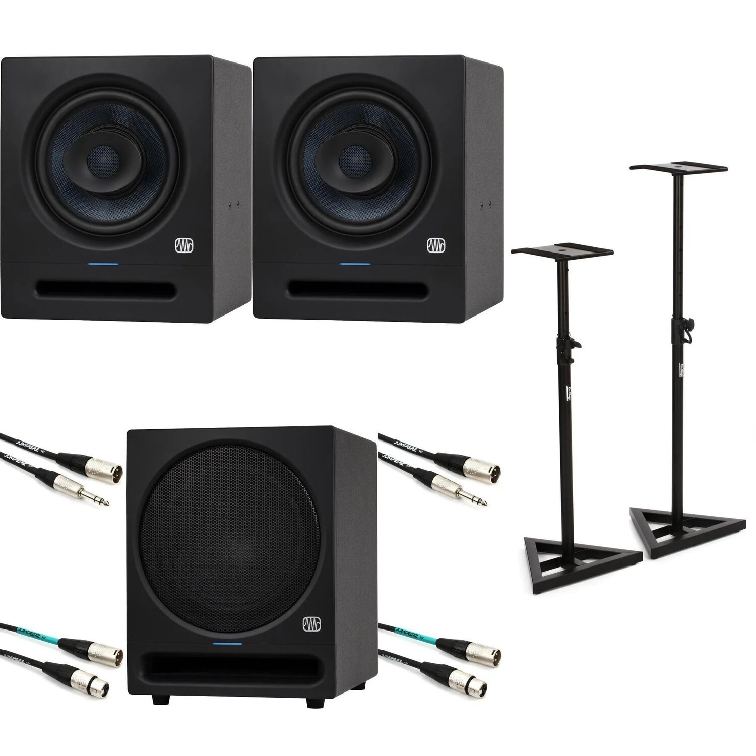 

Новый комплект PreSonus Eris Pro 8: 8-дюймовый активный студийный монитор и 10-дюймовый активный студийный сабвуфер