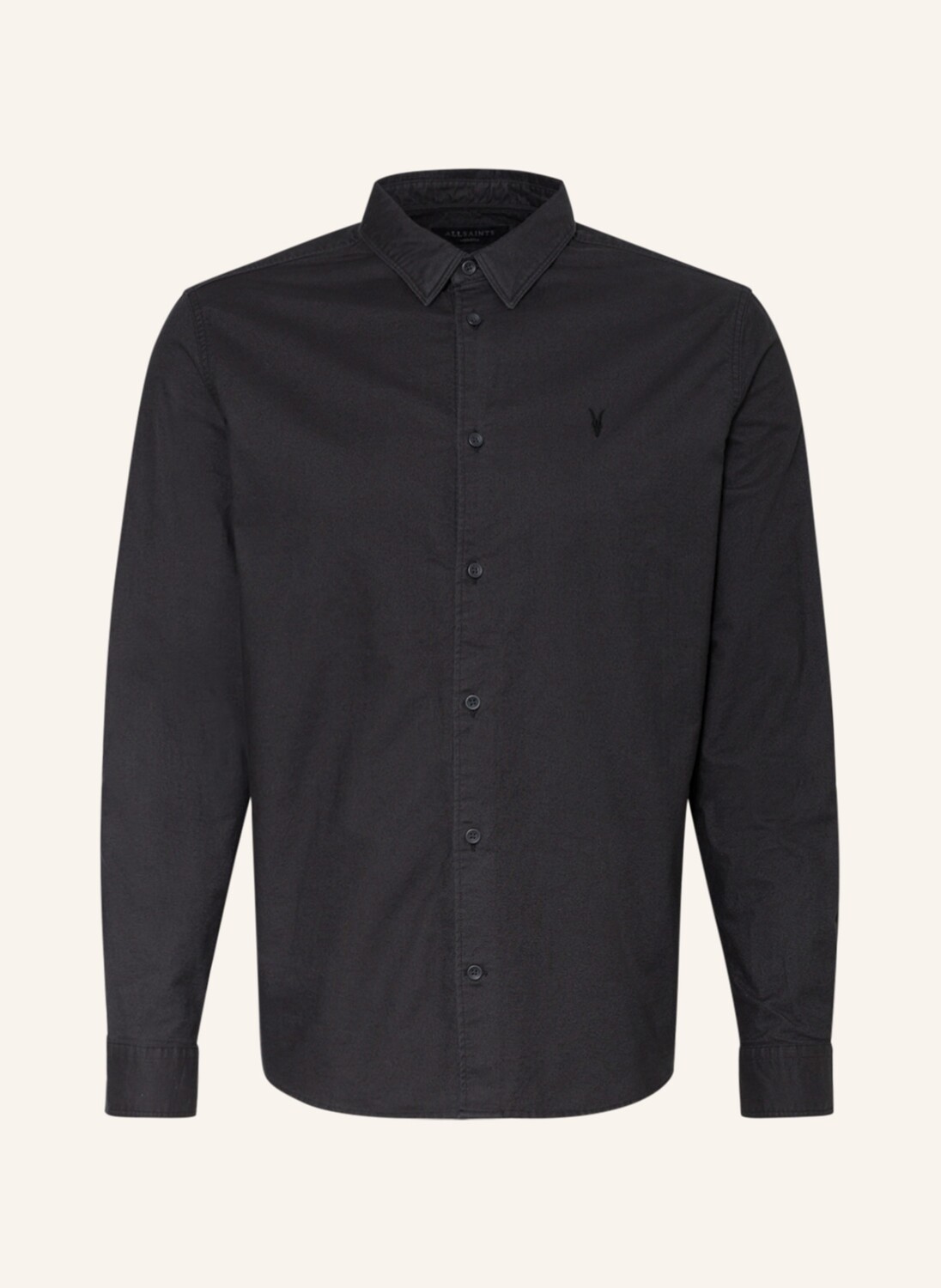 

Рубашка ALLSAINTS HERMOSA Comfort Fit, черный
