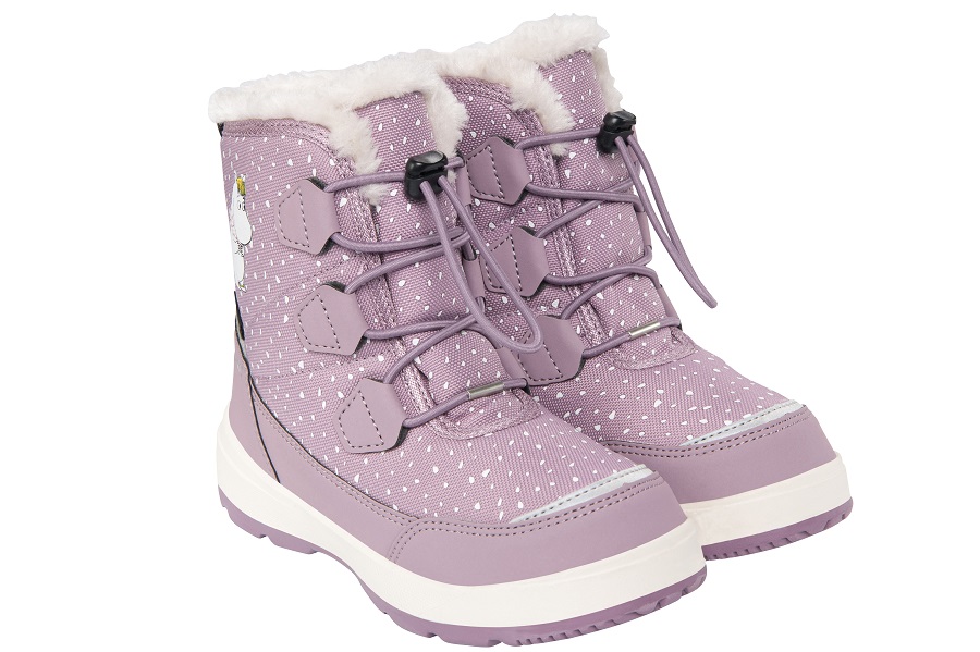 Ботинки зимние Viking Toasty Warm Gtx Zip Moomin с принтом, розовый