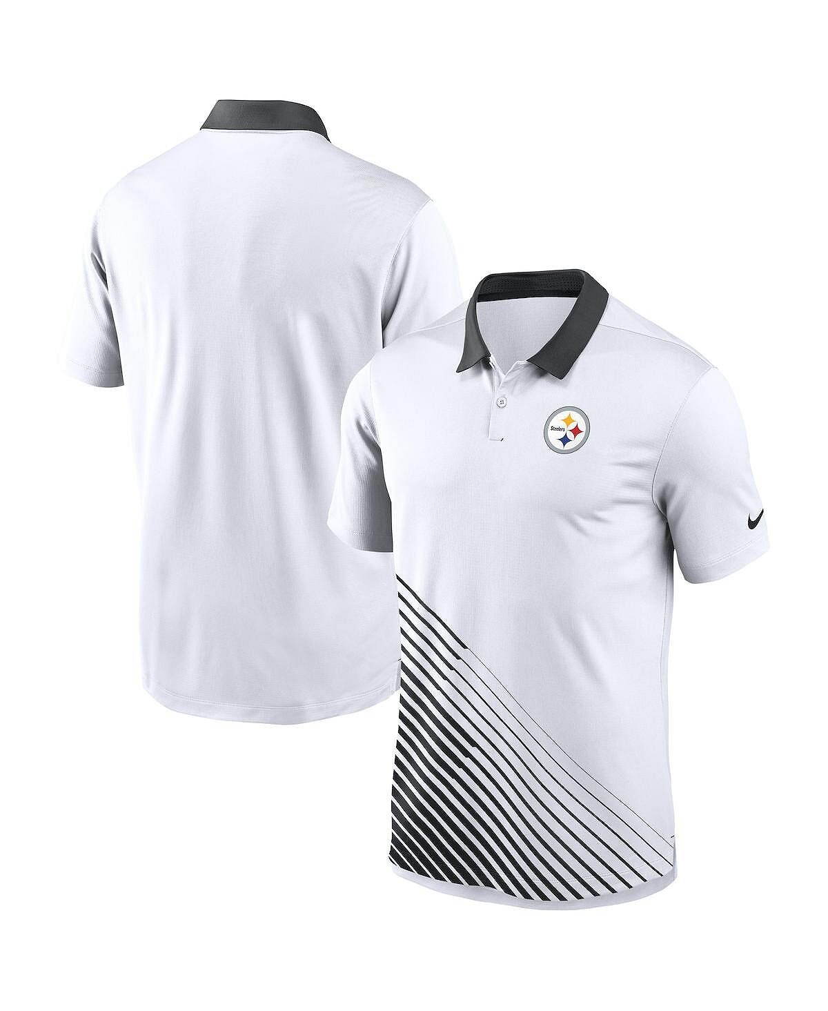 

Мужская белая рубашка-поло Pittsburgh Steelers Vapor Performance Nike