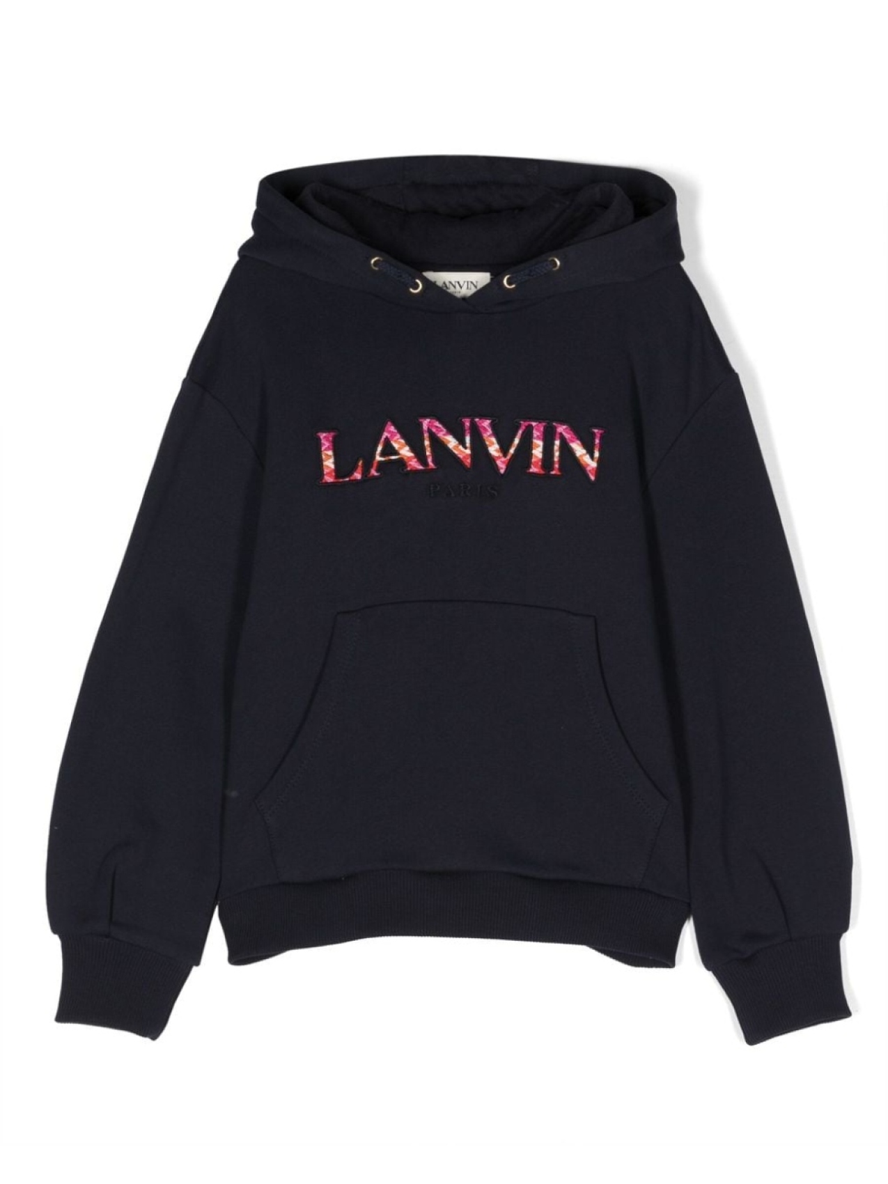 

Lanvin Enfant худи с нашивкой-логотипом, синий