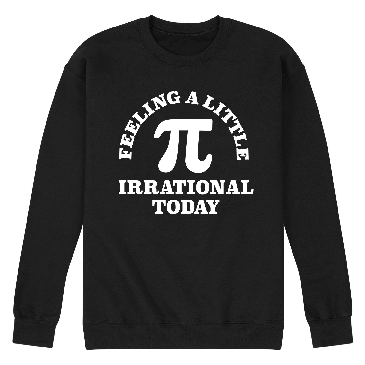 Мужской свитшот Feeling Irrational Today Pi Licensed Character