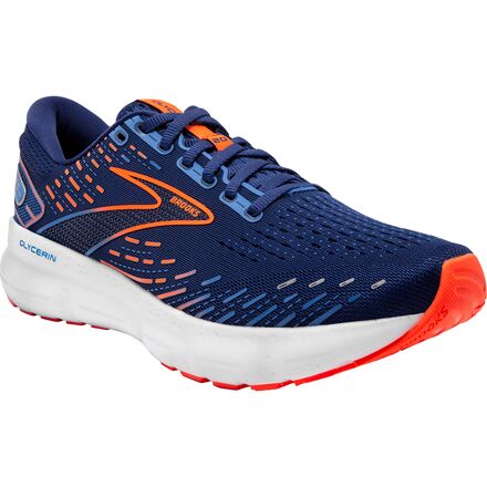 

Кроссовки для бега Glycerin 20 мужские Brooks, цвет Blue Depths/Palace Blue/Orange