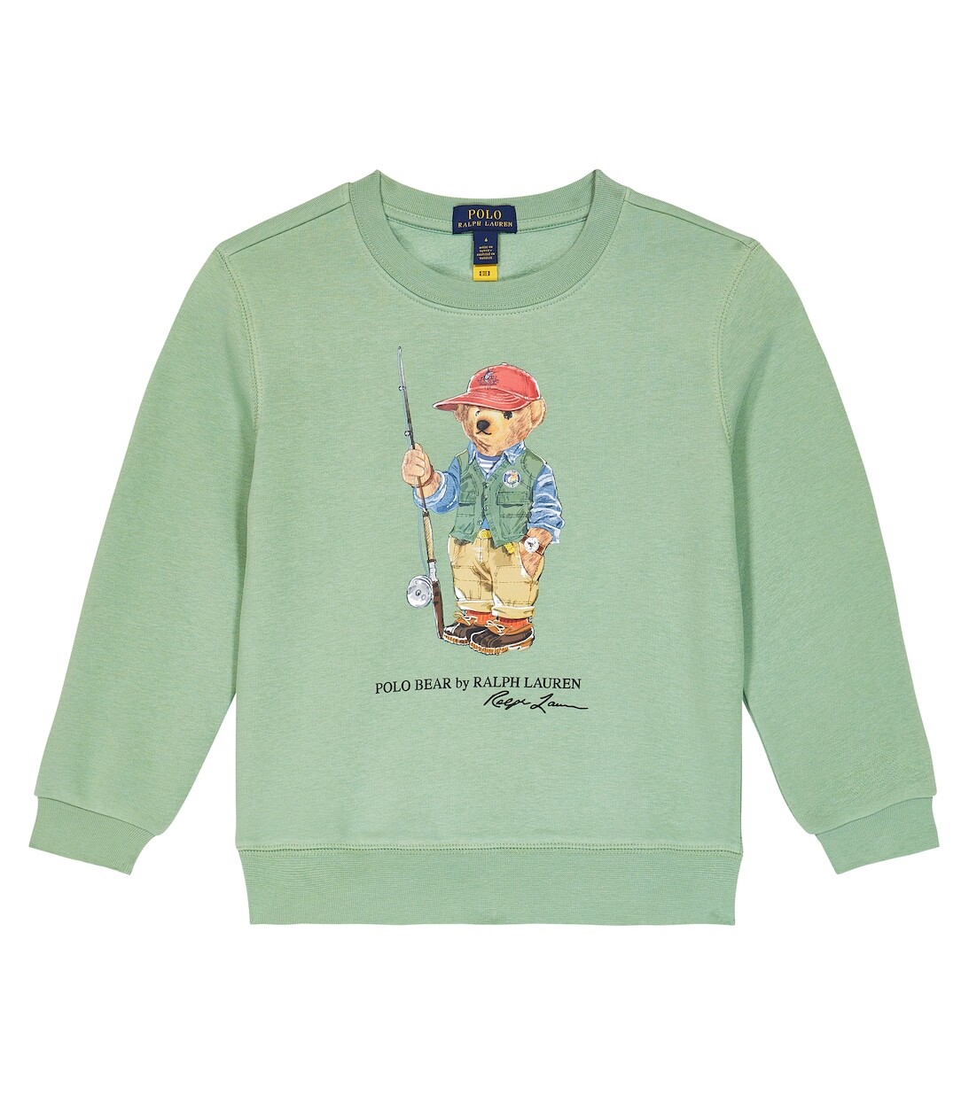 

Толстовка Polo Bear из смесового хлопка Polo Ralph Lauren, зеленый