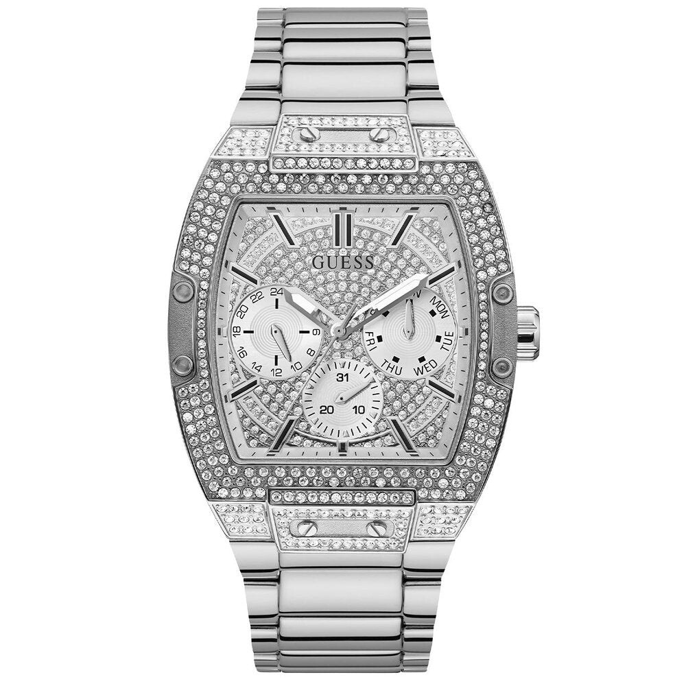 

Часы ночной жизни феникса gw0094g1 Guess, серебряный