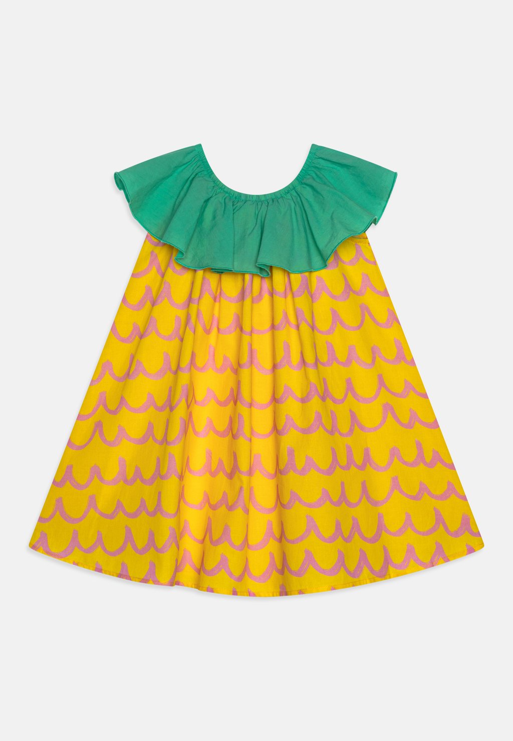 Платье дневное DRESS GIRL VOILE PINEAPPLE Stella McCartney Kids, цвет yellow
