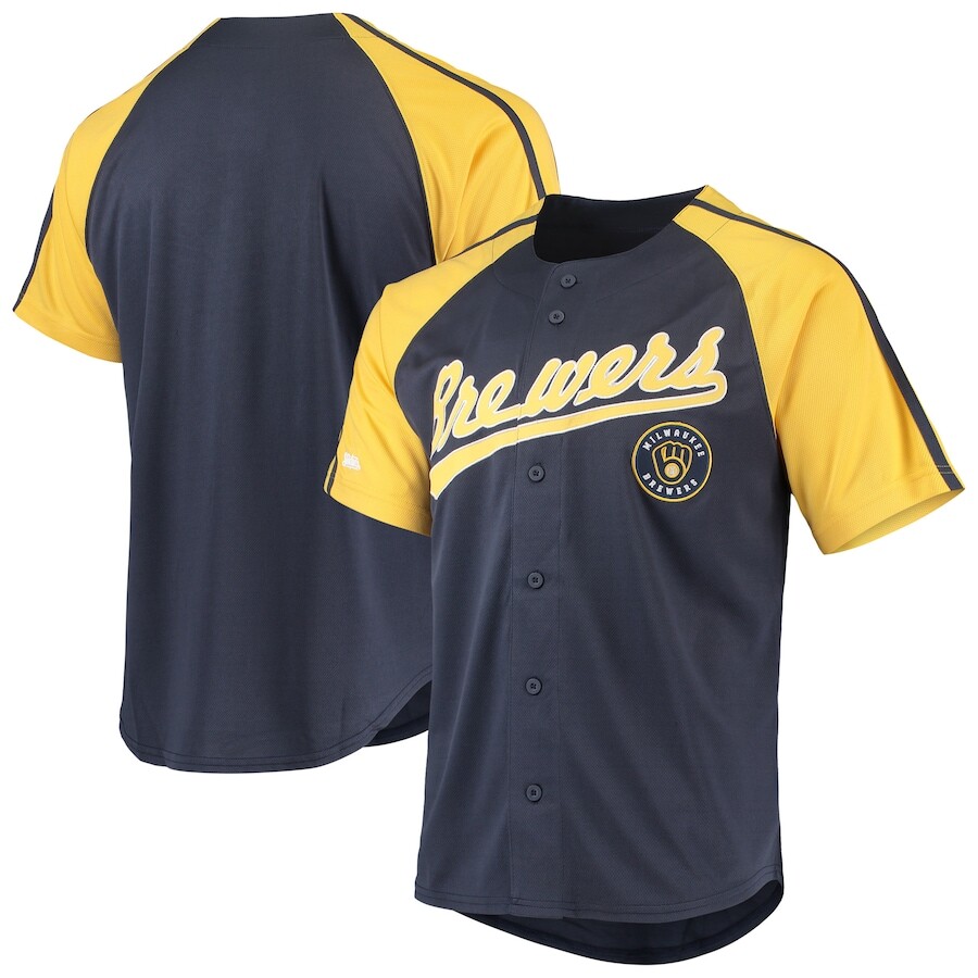 

Джерси Stitches Milwaukee Brewers, нави