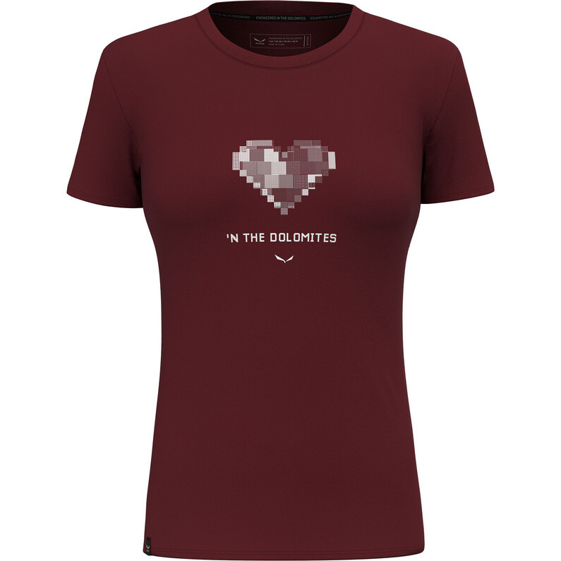 

Женская сухая футболка Pure Heart Salewa, красный