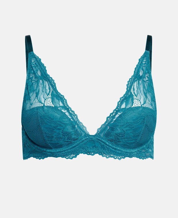

Бюстгальтер на косточках, чашка AD Calvin Klein Underwear, бирюзовый