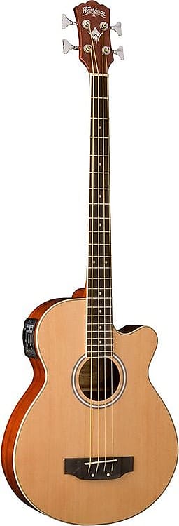 

Басс гитара Washburn AB5K Acoustic Bass Guitar w/ Spruce Top & Mahogany Back & Sides; Free Shipping & Case