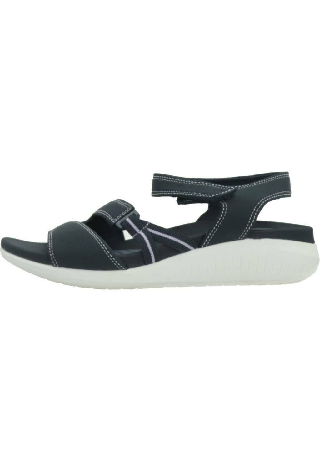 

Босоножки на танкетке Clarks, цвет azul