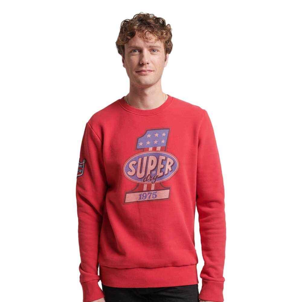 

Толстовка Superdry Vintage Americana Graphic, красный