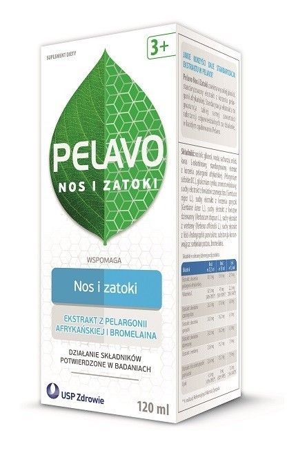 цена Pelavo Nos i Zatoki 3+ сироп для горла, 120 ml