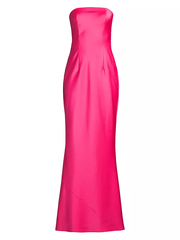 Платье без бретелек с капюшоном и спиной Liv Foster, цвет fruit punch