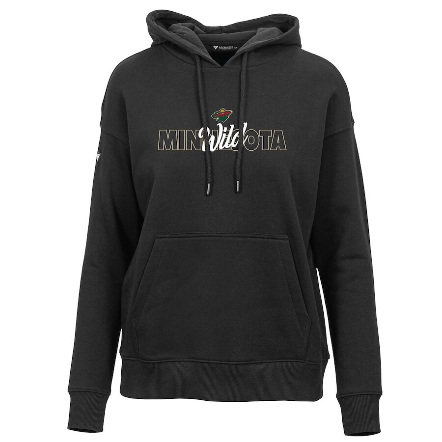 

Пуловер с капюшоном Levelwear Minnesota Wild, черный