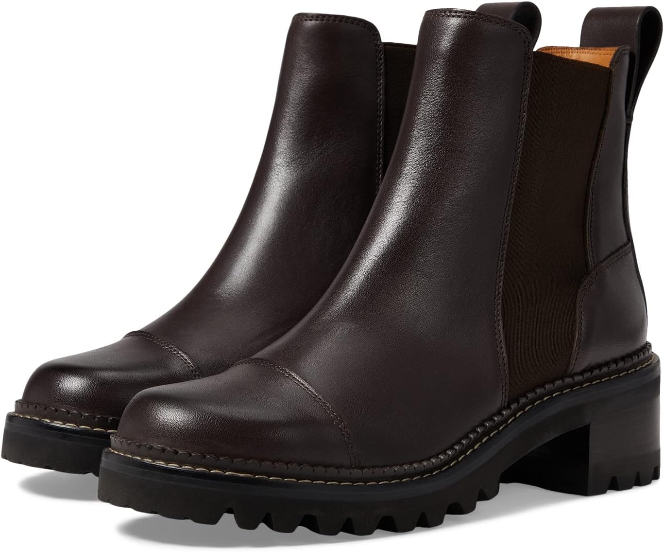 

Ботинки See by Chloe Mallory Ankle Boot, цвет Dark Brown