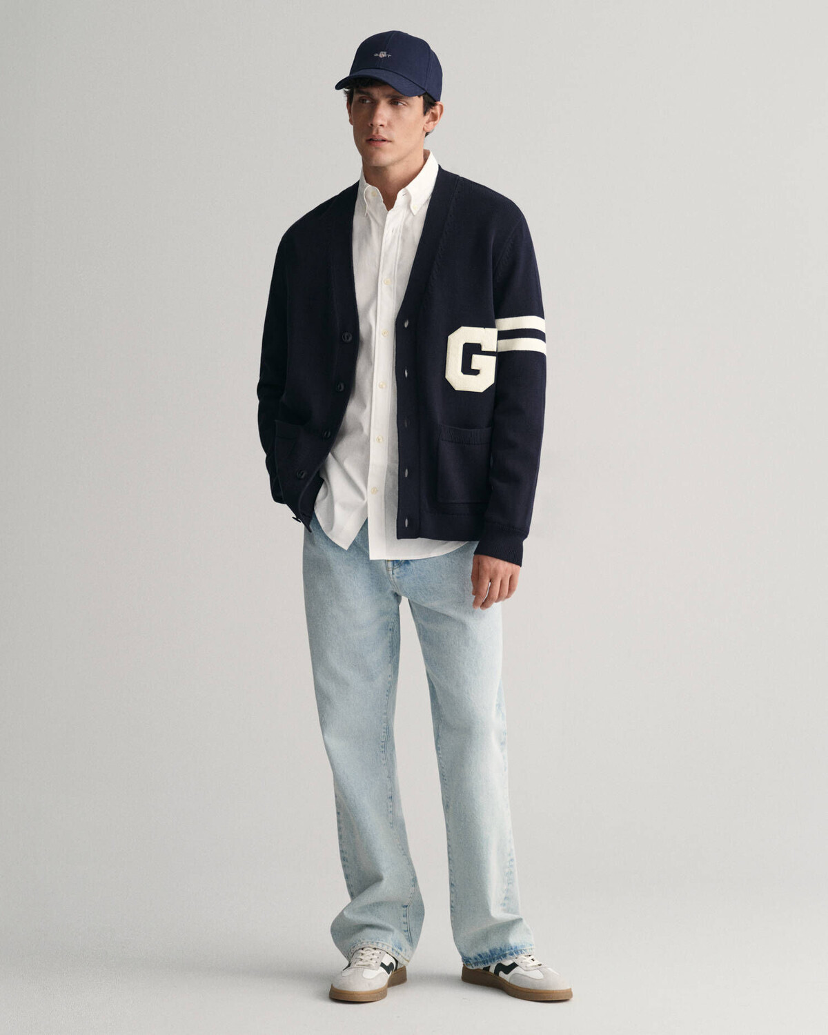 

Кардиган университетский Gant, синий