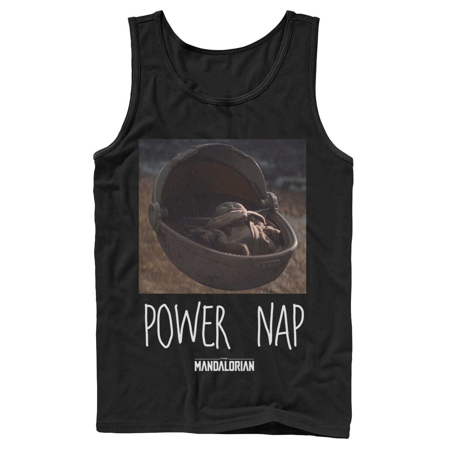 

Мужская майка Star Wars The Mandalorian The Child Power Nap Tank Licensed Character