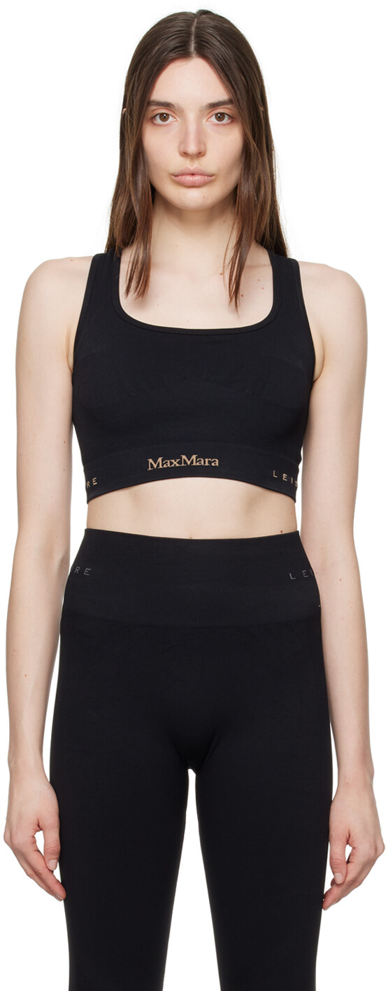 

Черный спортивный бюстгальтер Eritea Max Mara Leisure