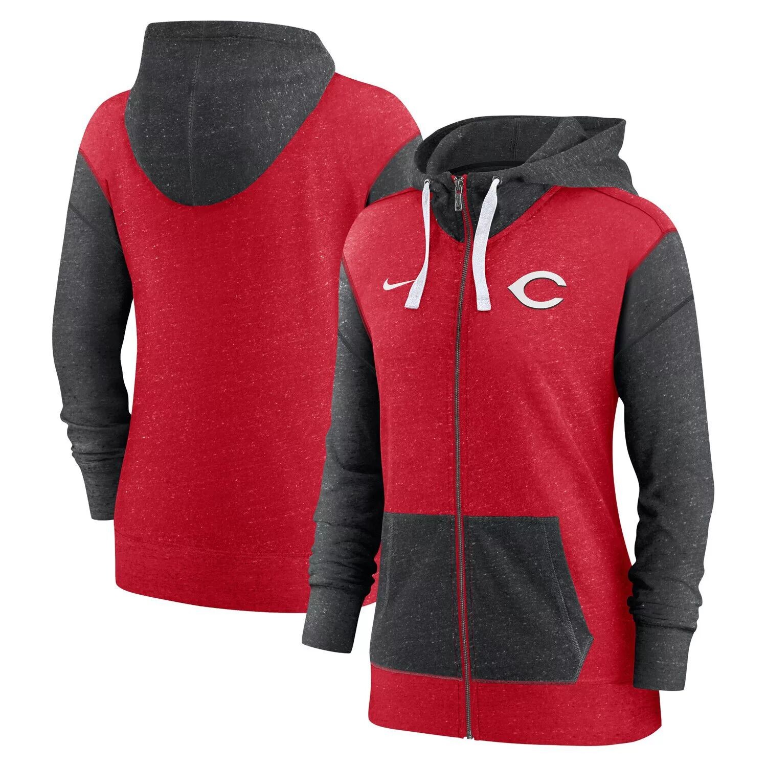 

Женская худи с молнией во всю длину Nike Red Cincinnati Reds Nike