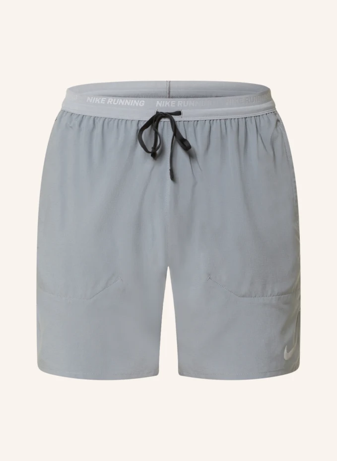

Шорты для бега dri-fit stride Nike, серый