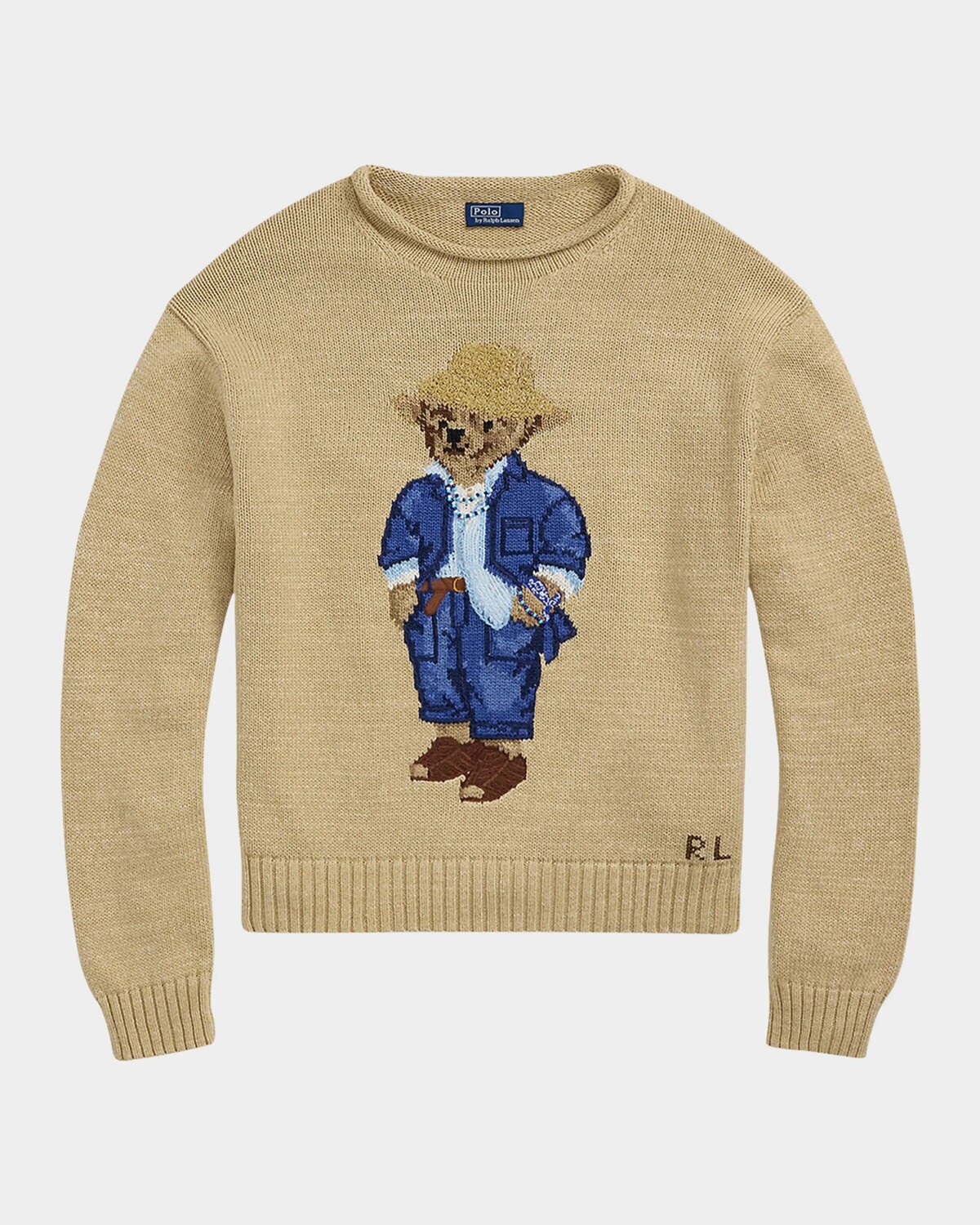 

Свитер с высоким воротником Polo Bear Polo Ralph Lauren, цвет Tan Multi