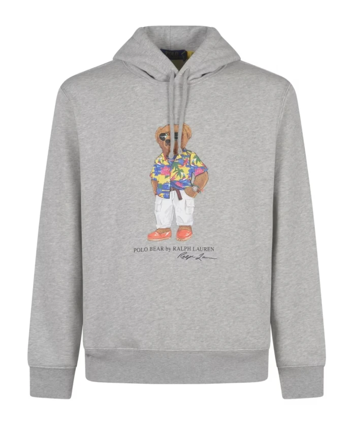 

Пуловер с капюшоном и длинными рукавами Ralph Lauren, серый