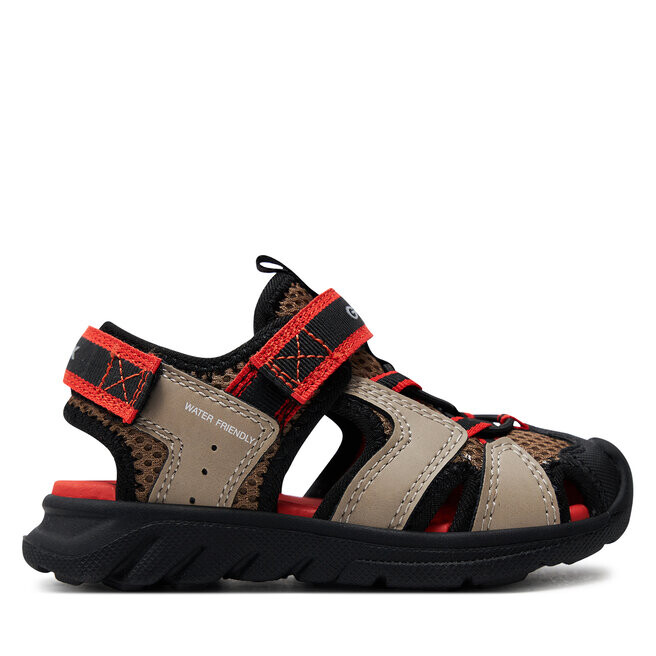 

Сандалии Geox J Sandal Airadyum Bo J45F1F 014ME C5051 M Dk Beige/Red, бежевый