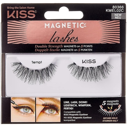 Magnetic Lash Collection Накладные ресницы Tempt, Kiss магнитные ресницы magnetic eyeliner lash tempt kmel02
