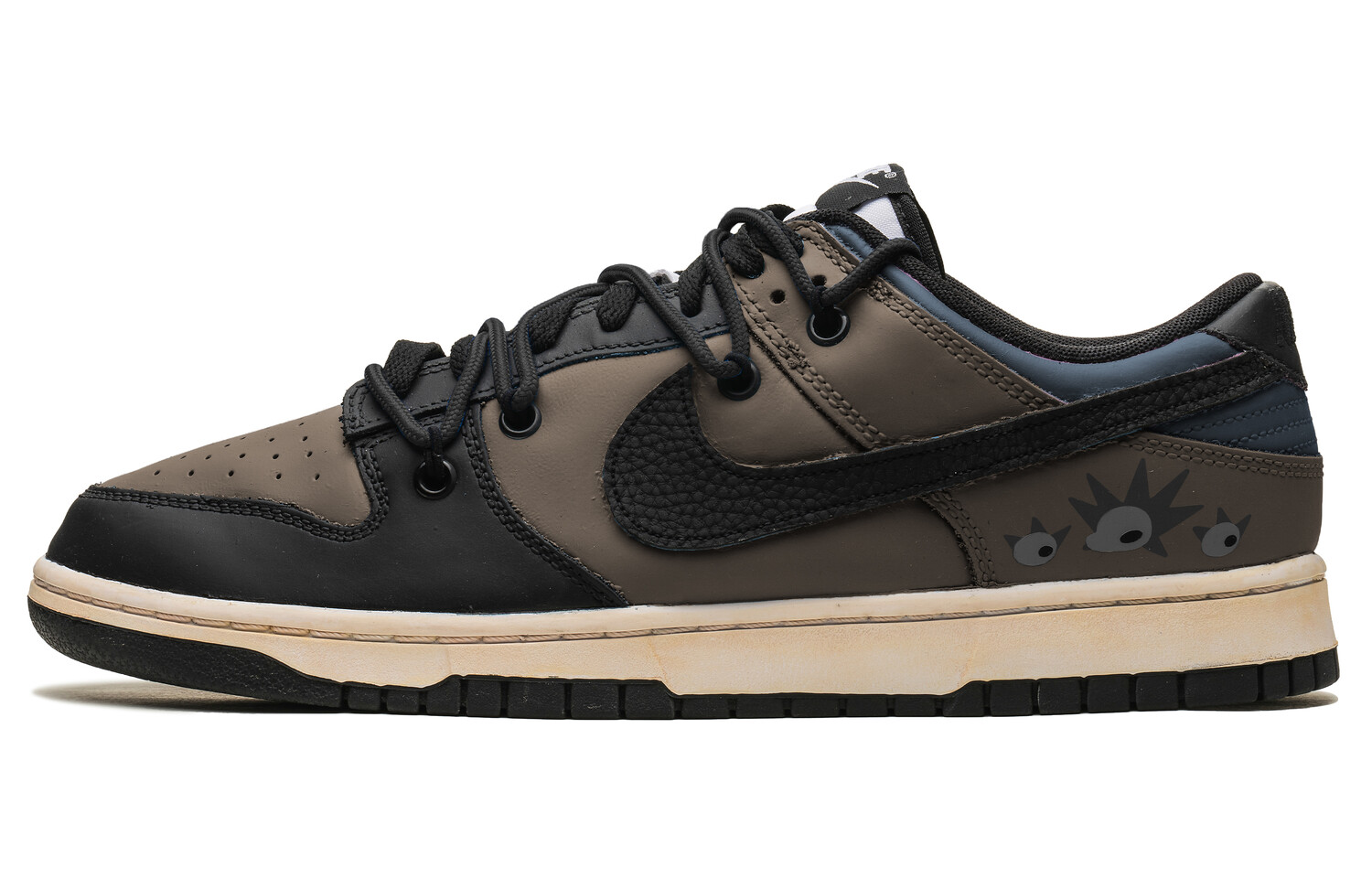 

Кроссовки Nike Dunk Skateboarding Shoes Unisex Low-top Brown/Black, черный/коричневый