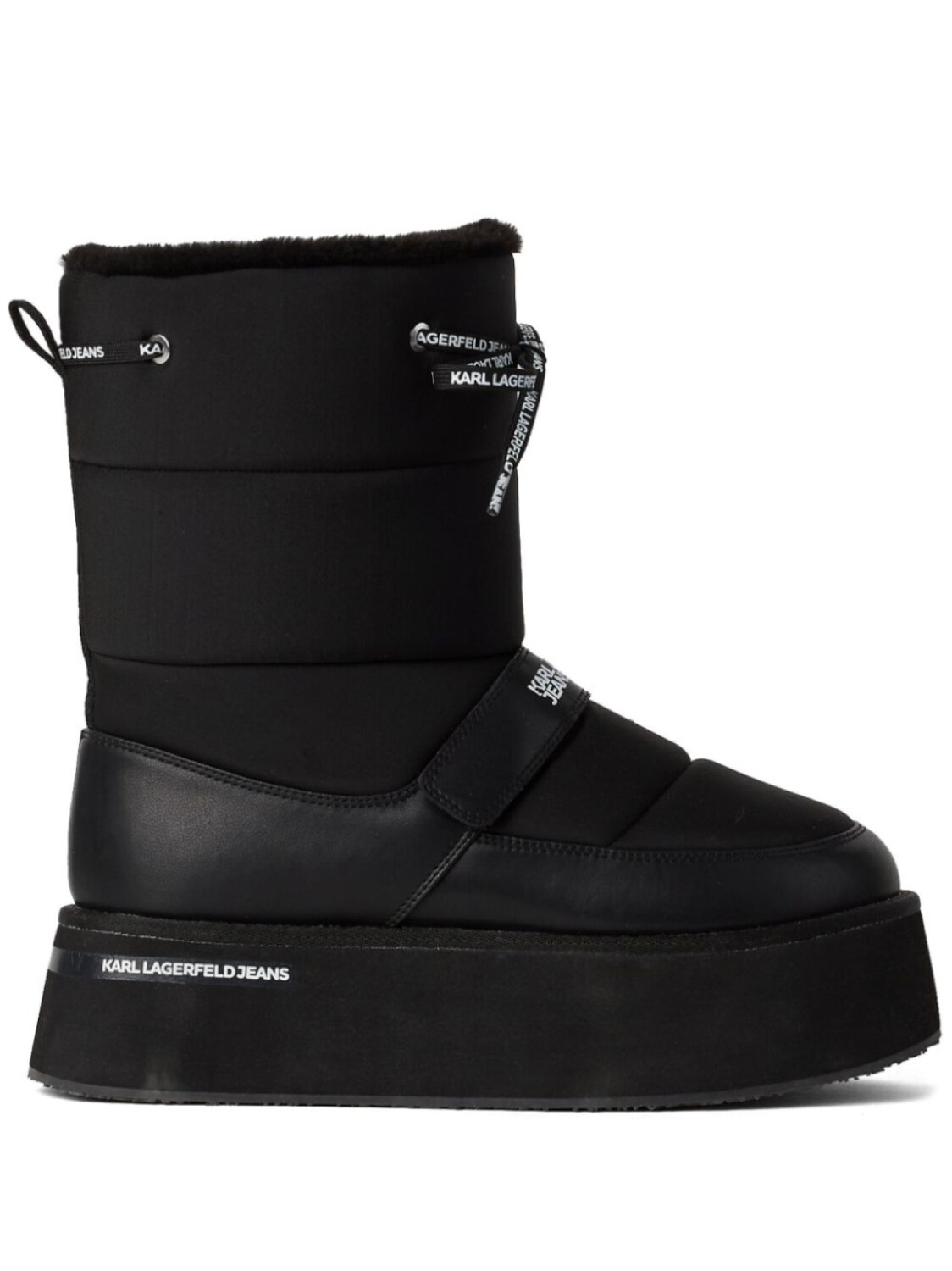 

Karl Lagerfeld Jeans ботинки Puffa, черный