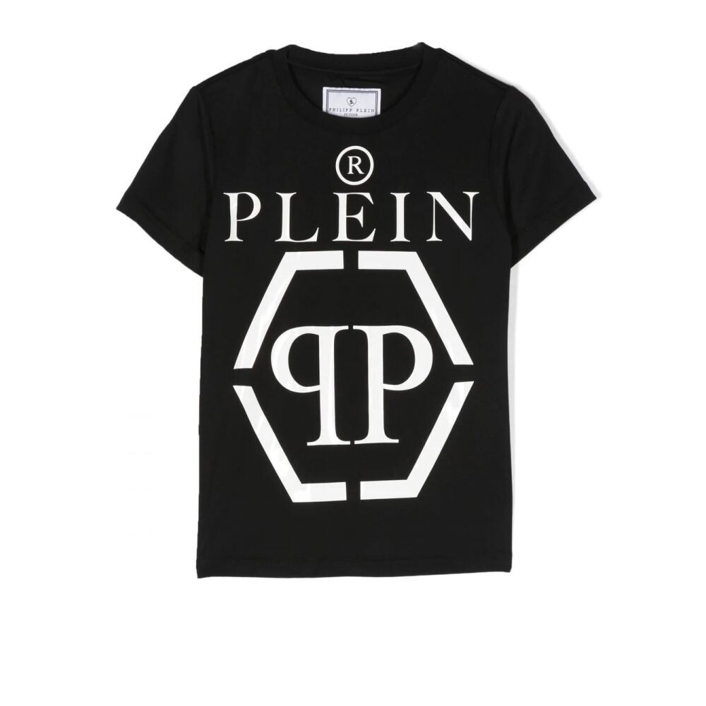 

Черная футболка с логотипом Philipp Plein, черный