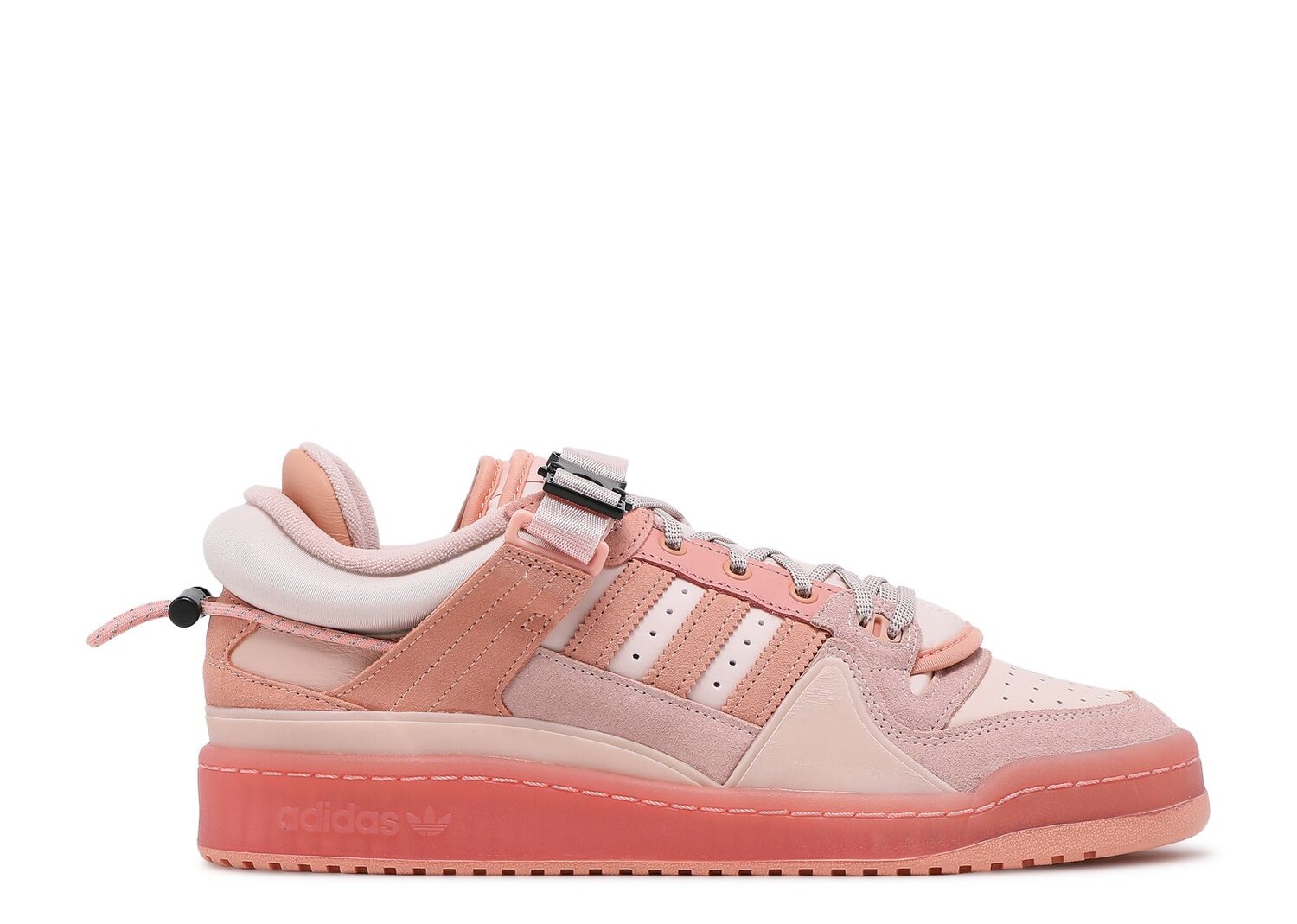 Кроссовки adidas Bad Bunny X Forum Buckle Low 'Easter Egg', розовый