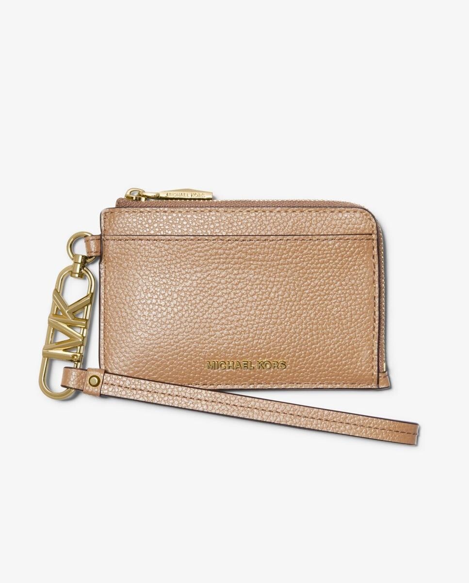 

Женская визитница из зерненой кожи бежевого цвета Michael Michael Kors, бежевый
