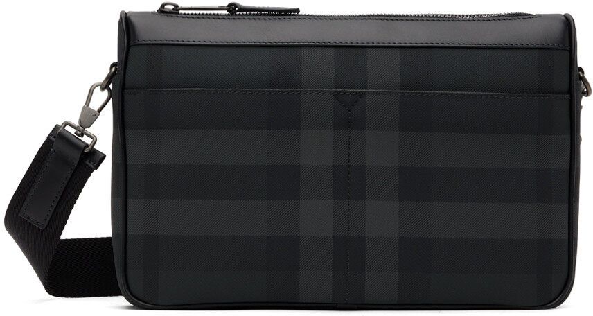 

Черно-серая сумка Rambler Burberry