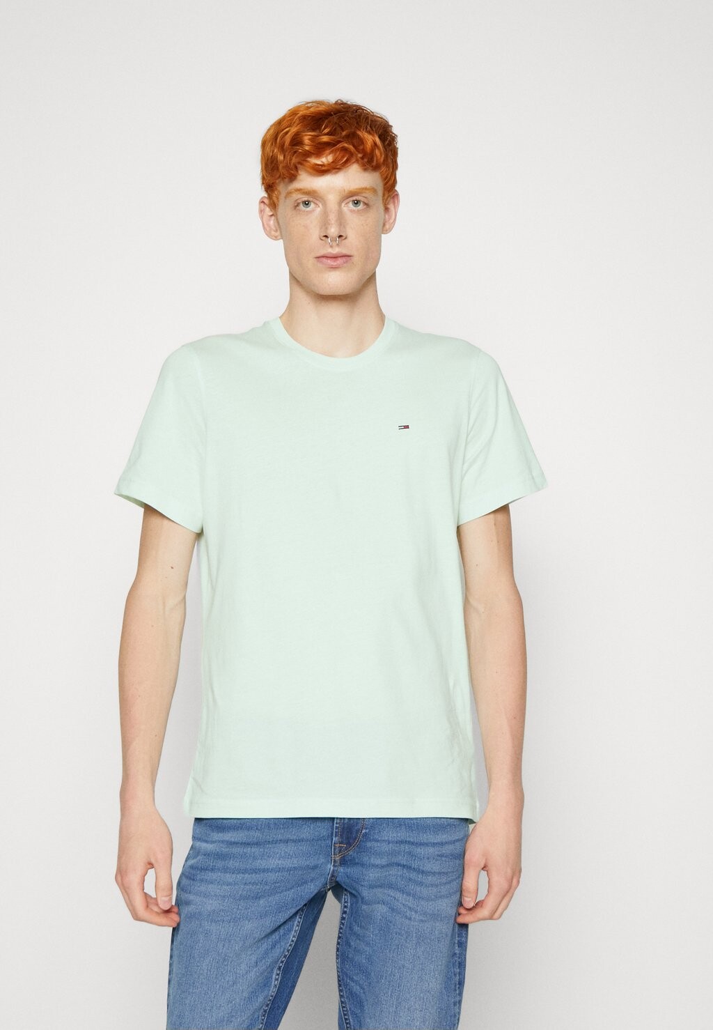 

Базовая футболка ORIGINAL TEE Tommy Jeans, мятный, Зеленый