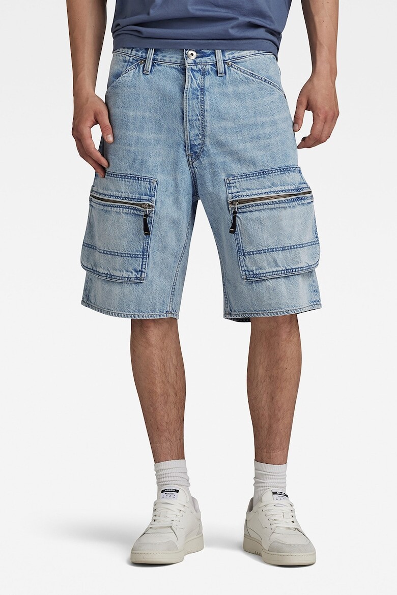 

Джинсовые шорты карго G-Star Raw, синий