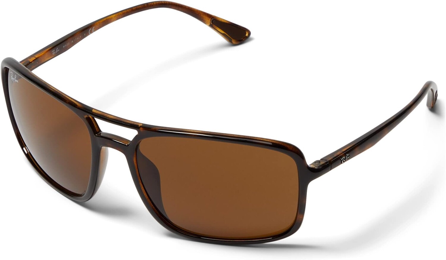 

Солнцезащитные очки 60 mm 0RB4375 Ray-Ban, цвет Havana/Dark Brown