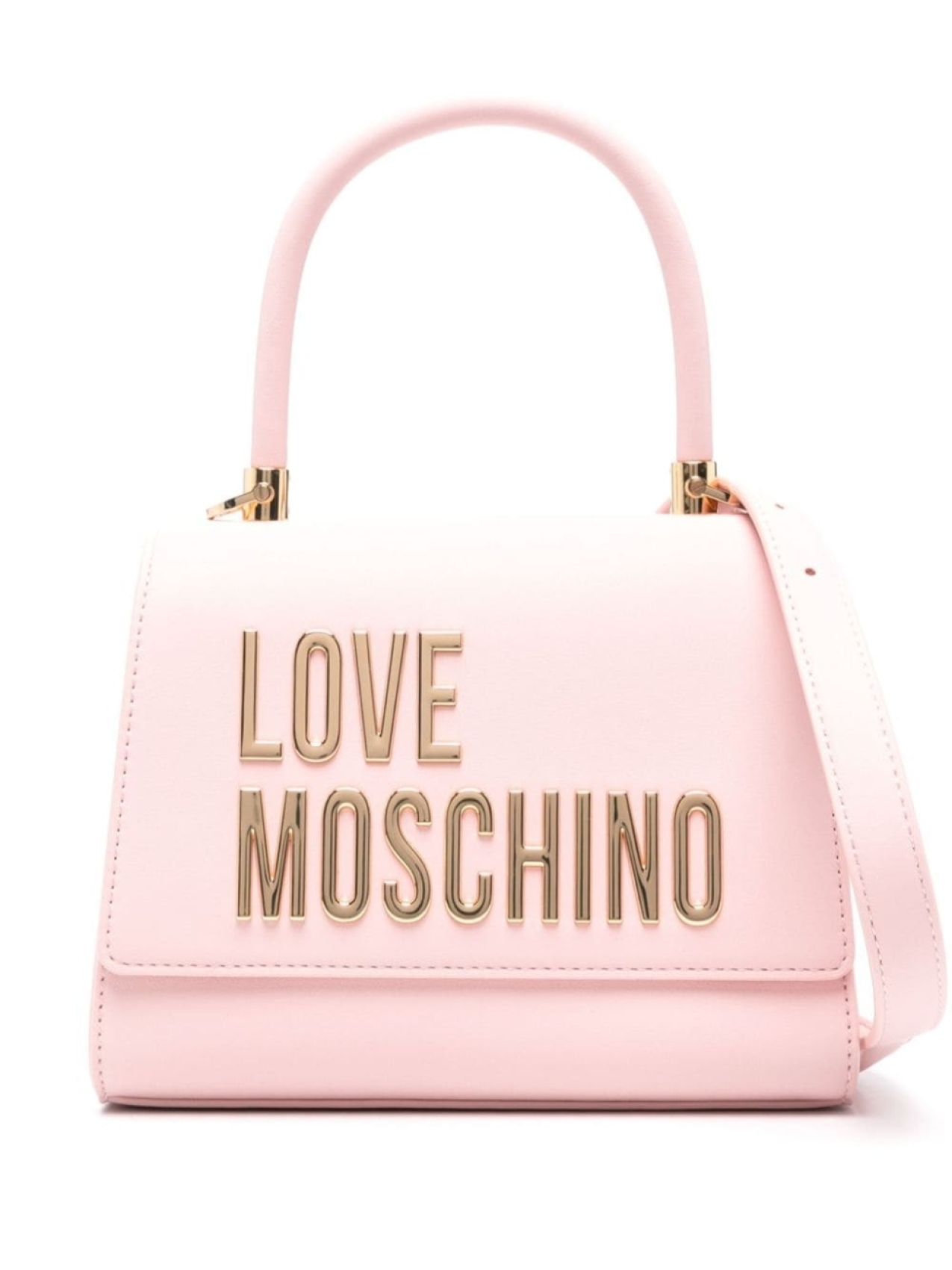 

Love Moschino большая сумка-тоут, розовый