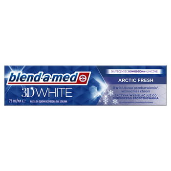 Зубная паста 3D White Arctic Fresh, 75 мл Blend-A-Med растворитель переходов u pol blend al blend 9 fade out solvent аэрозоль 450 мл