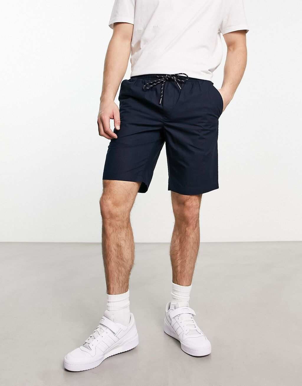 

Темно-синие шорты из поплина Tommy Hilfiger Brooklyn