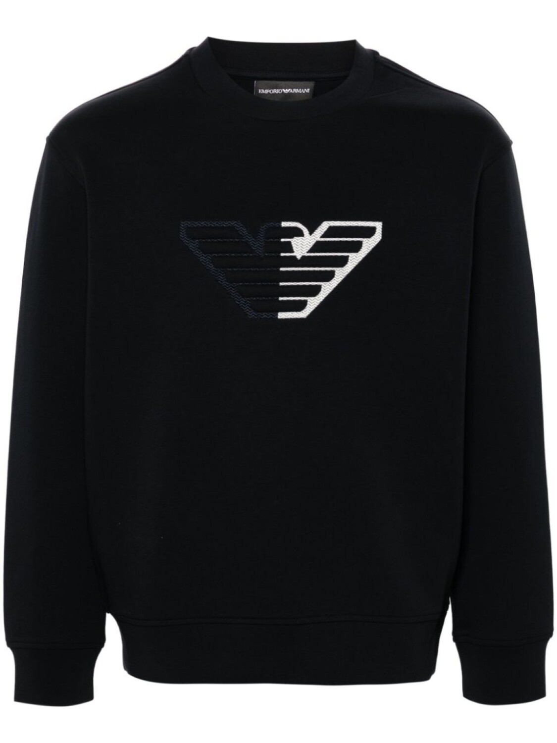 

Emporio Armani толстовка с тисненым логотипом, синий