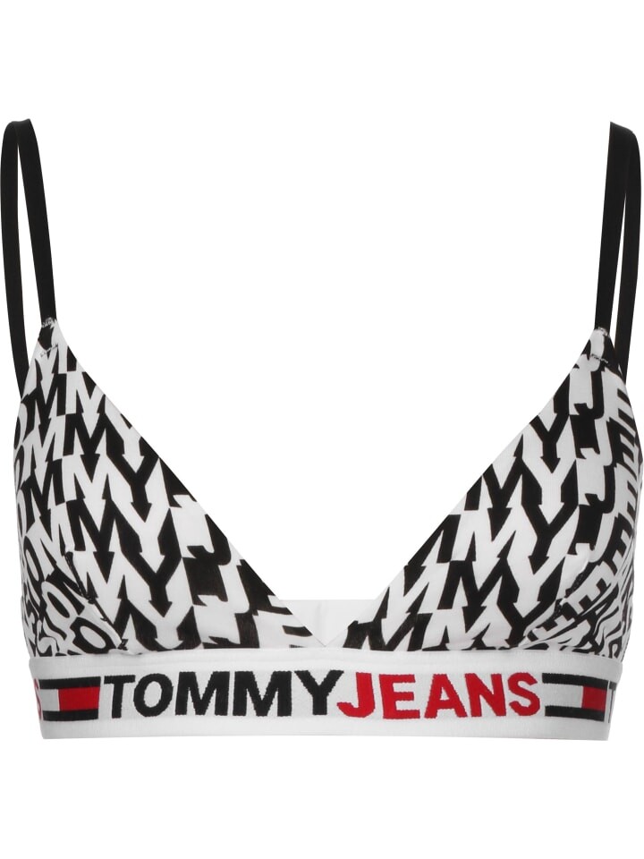 

Спортивный бюстгальтер Tommy Hilfiger, цвет tj spell out black