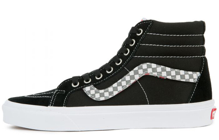 

Туфли для скейтбординга унисекс Vans SK8 HI Черный/Серый/Белый/Розовый