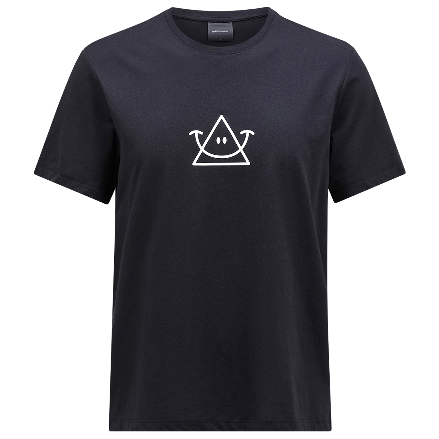 футболка с принтом original tee peak performance цвет med grey melange black Функциональная рубашка Peak Performance Explore Graphic Tee, черный