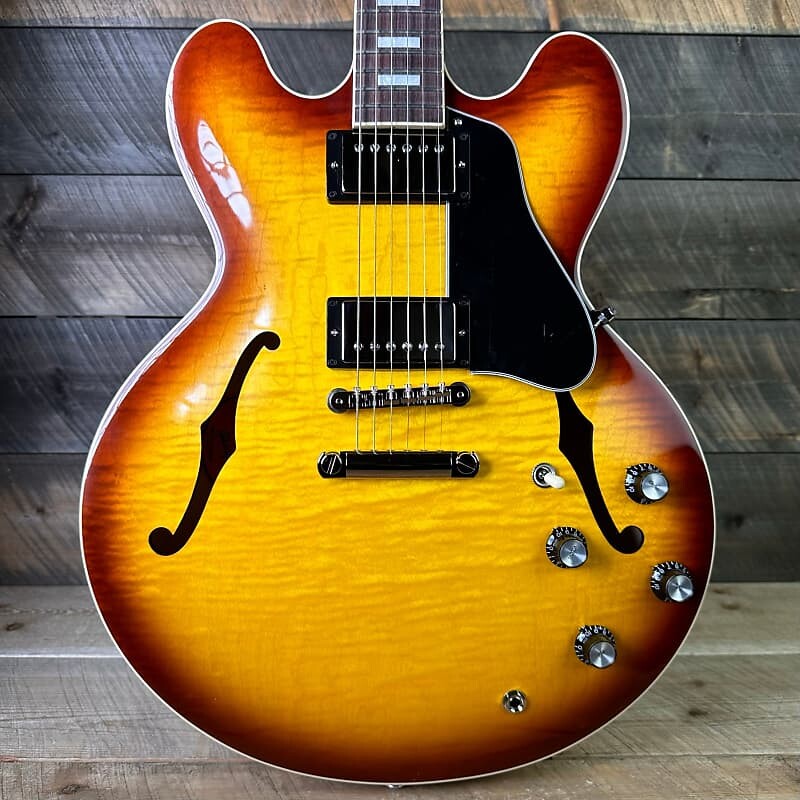 

Электрогитара Gibson ES-335 - Figured Iced Tea 210930207