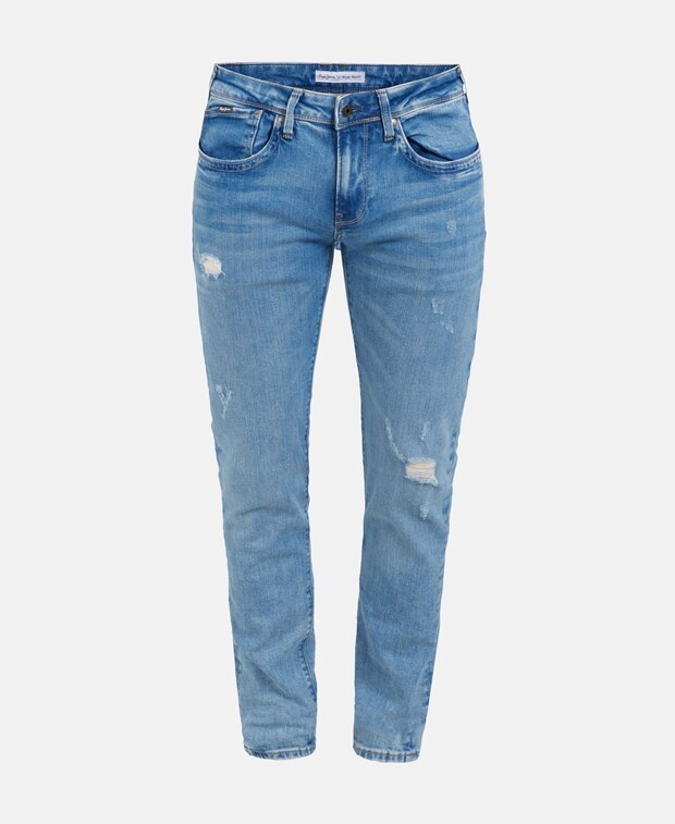 

Джинсы узкого кроя Pepe Jeans, синий