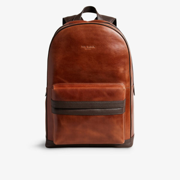 

Кожаный рюкзак rayton с тисненым логотипом Ted Baker, цвет tan